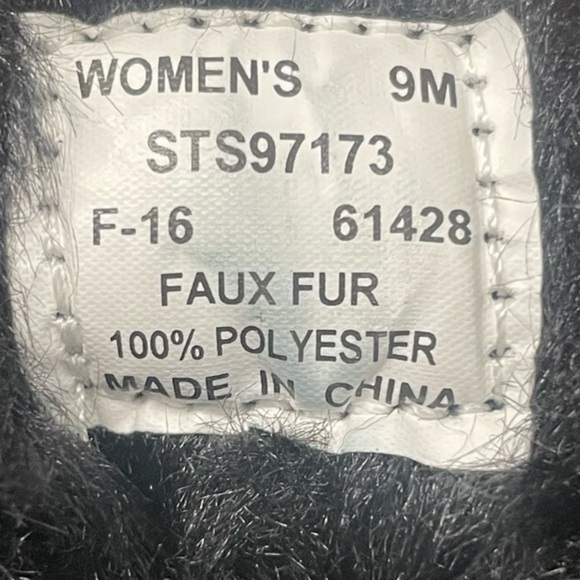 Sperry Luca Peak Waterproof Black Wedge Boots Size 9 - Picture 11 of 11